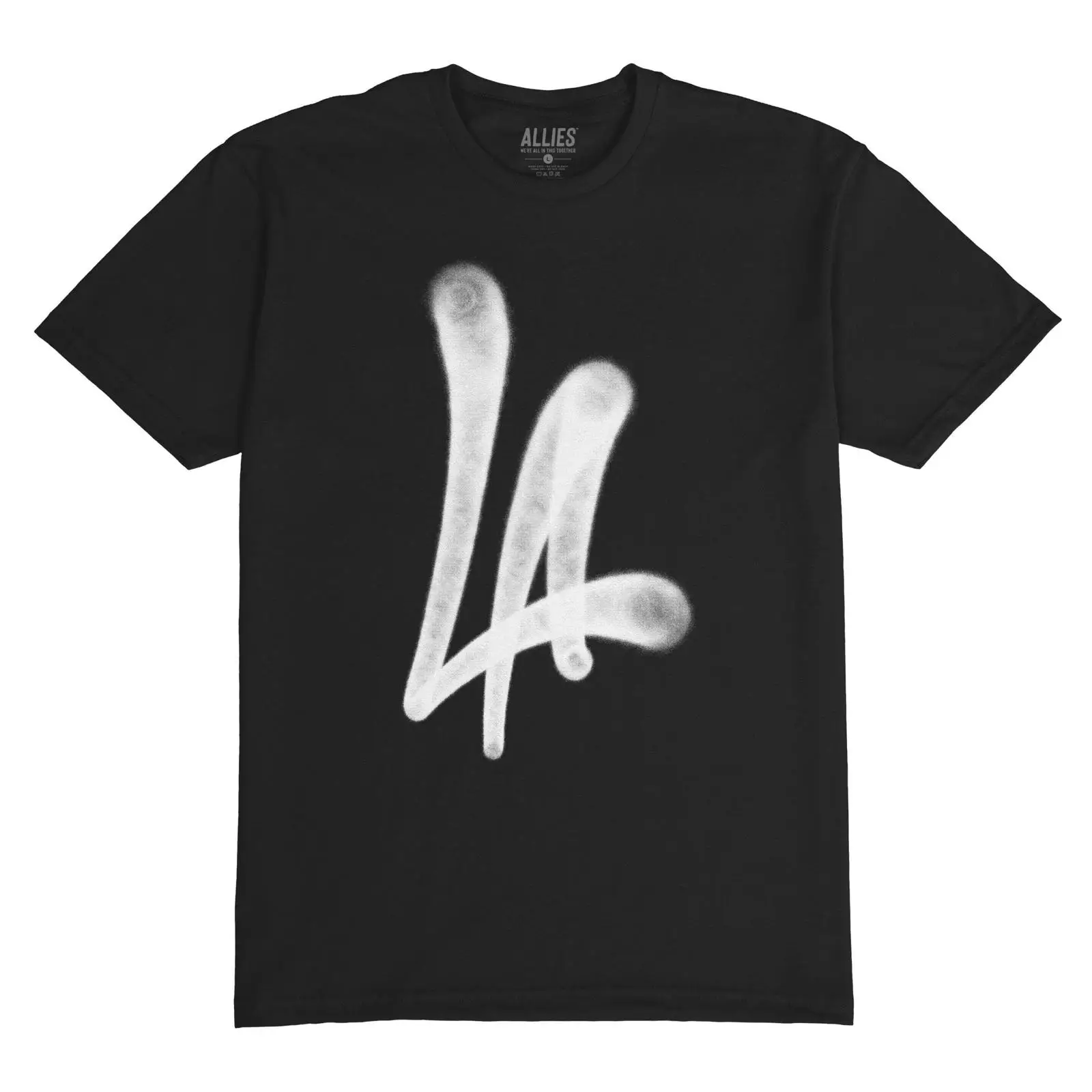 Vintage Fashion La - T-shirt Graffiti LA originale, streetwear casual