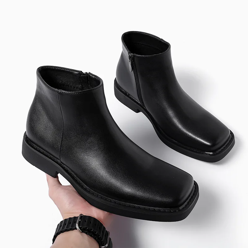 Vintage Fashion Style Men - Scarpe casual in pelle da uomo