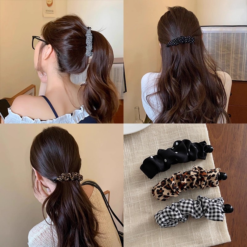 Vintage Fashion Ornaments - Fermaglio per capelli vintage con stampa