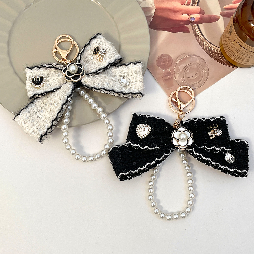 Vintage Fashion Ornaments - Portachiavi da donna 2026 con fiocco