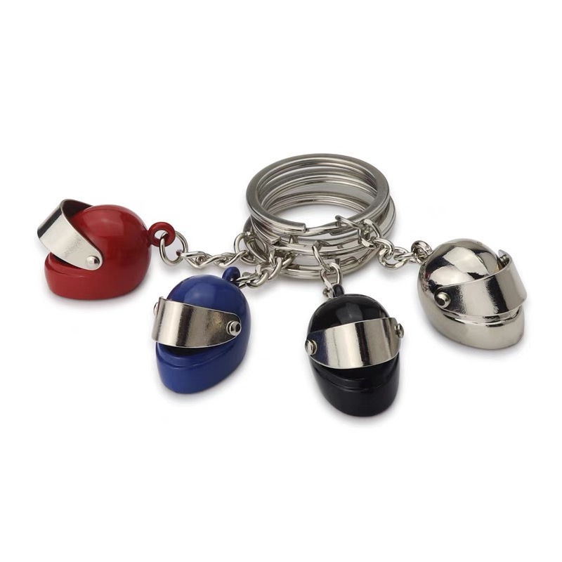 Vintage Fashion Ornaments - Creativo Mini moto casco portachiavi Vintage