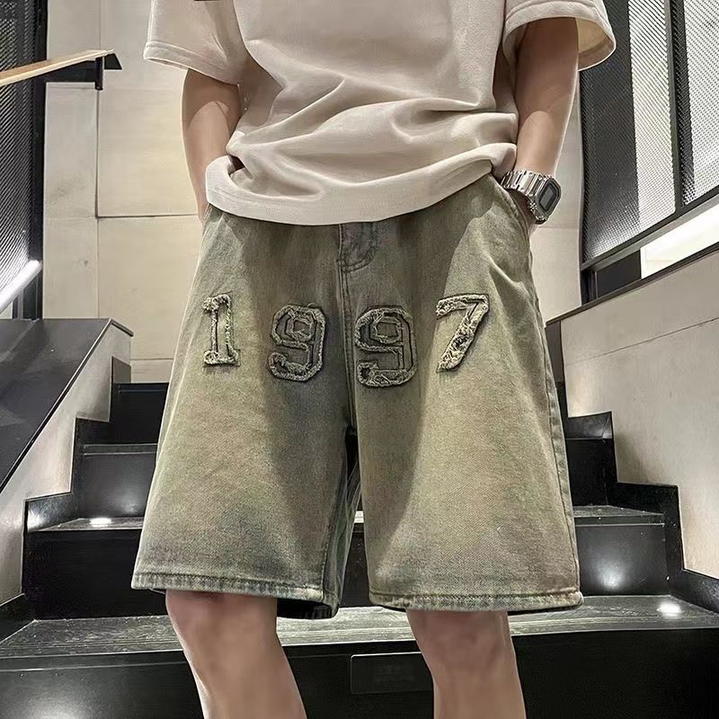 Vintage Fashion Instagram - Shorts in denim da uomo color