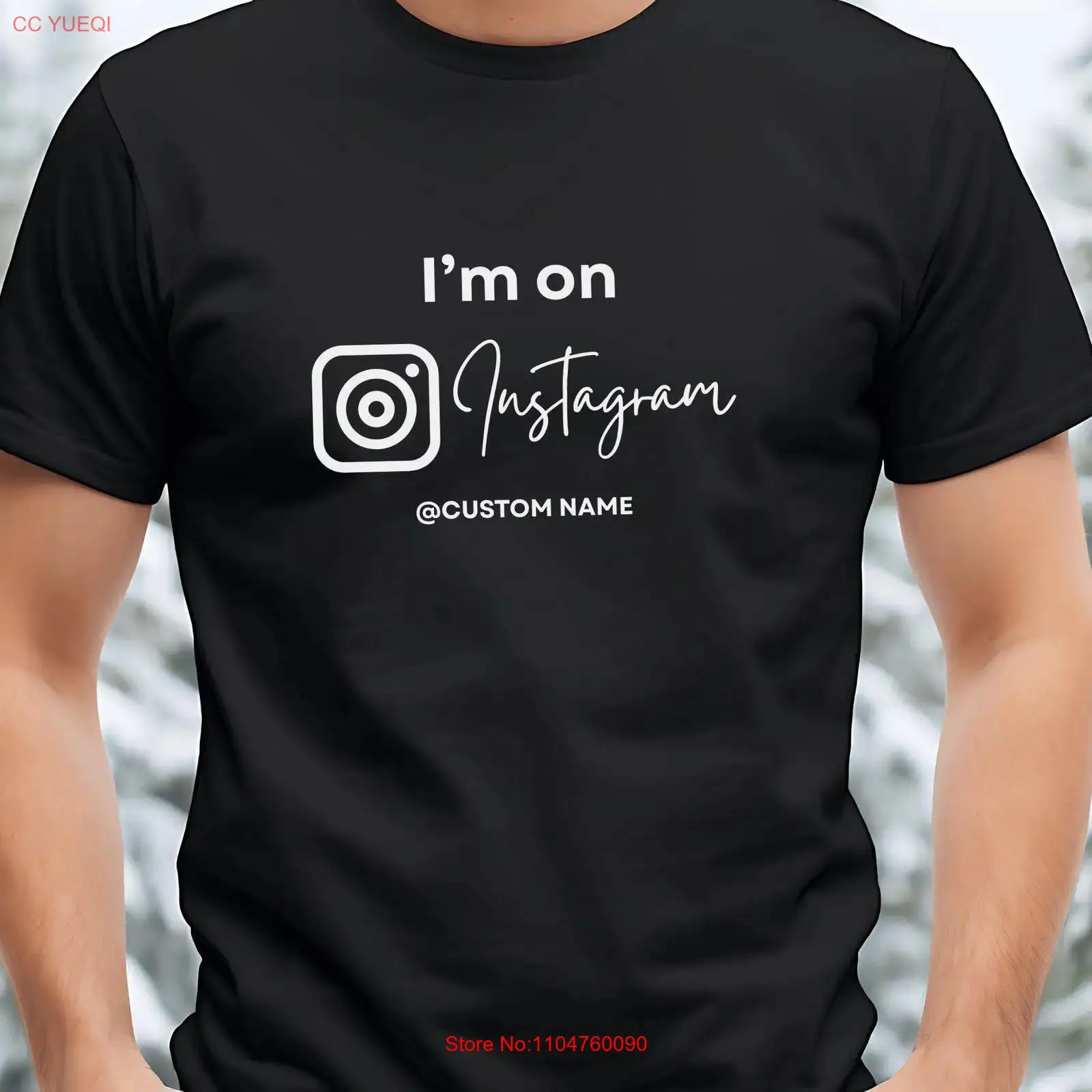 Vintage Fashion Instagram - T-shirt Instagram personalizzata con il tuo