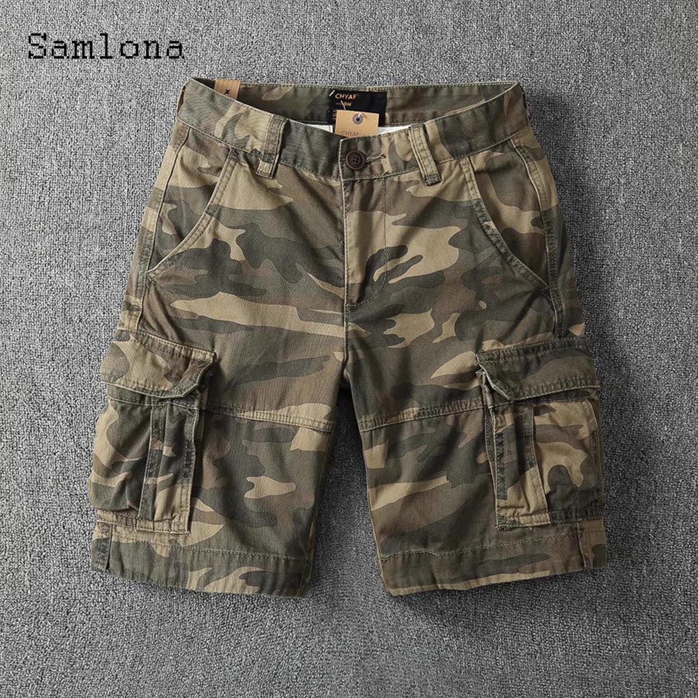 Vintage Fashion Style Men - Pantaloncini basic casual da uomo in