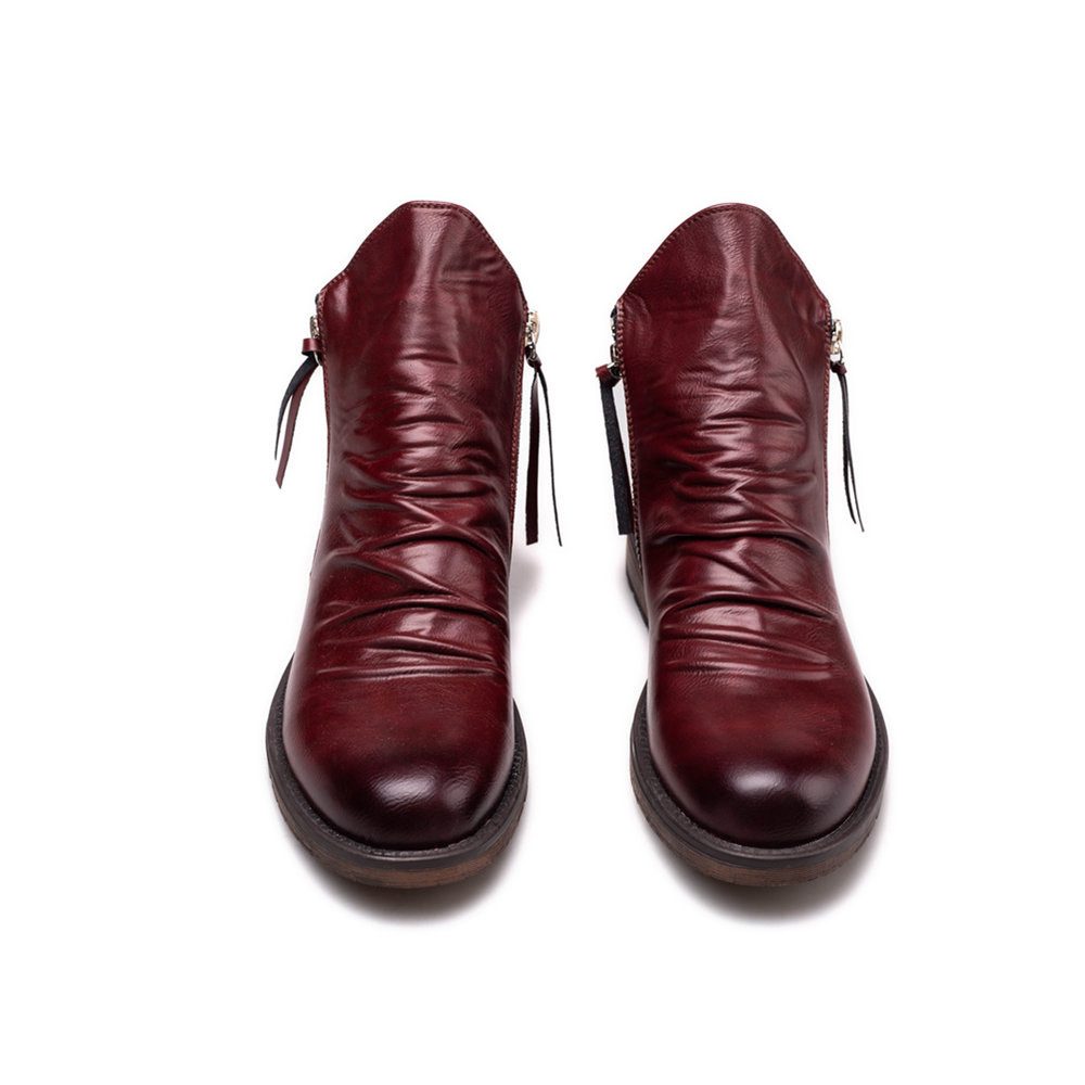 Vintage Fashion Style Men - Stivali da Moto Western Vintage in