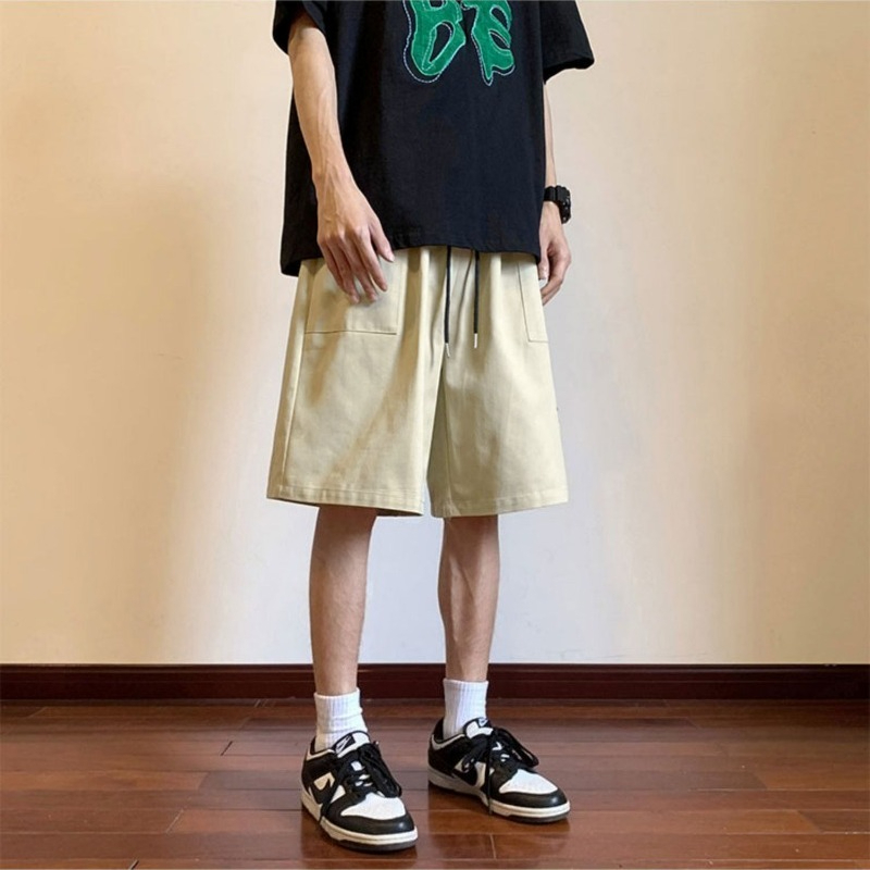 Vintage Fashion Style Men - Pantaloncini Cargo Estivi da Uomo, Stile