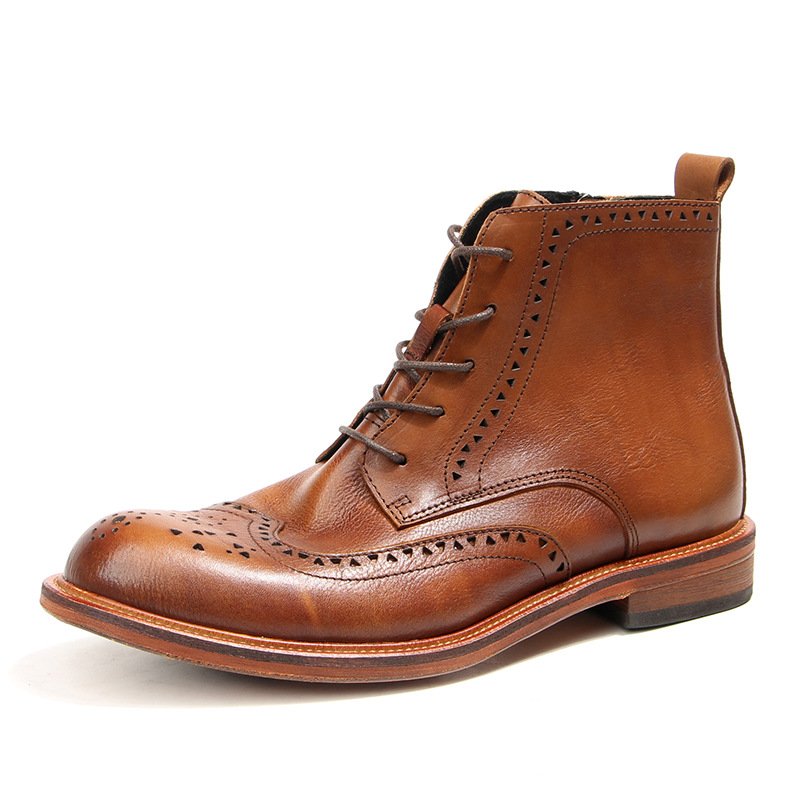 Vintage Fashion Style Men - Stivaletti Chelsea alla caviglia da uomo