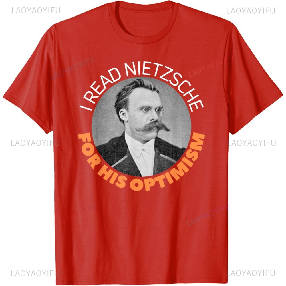 Vintage Fashion Style Men - Friedrich Nietzche Optimismo Regalo Filosofia tedesca