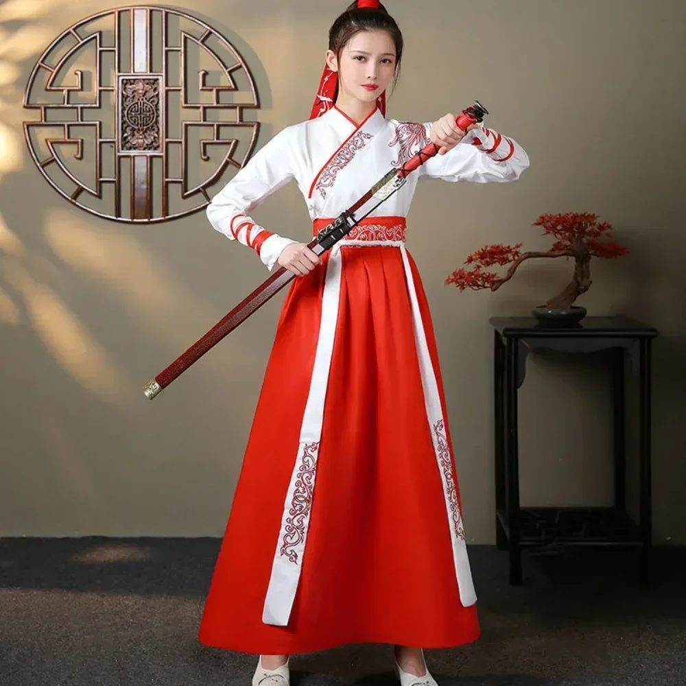 Vintage Fashion Style Men - Set Moderno Hanfu per Donna, Top
