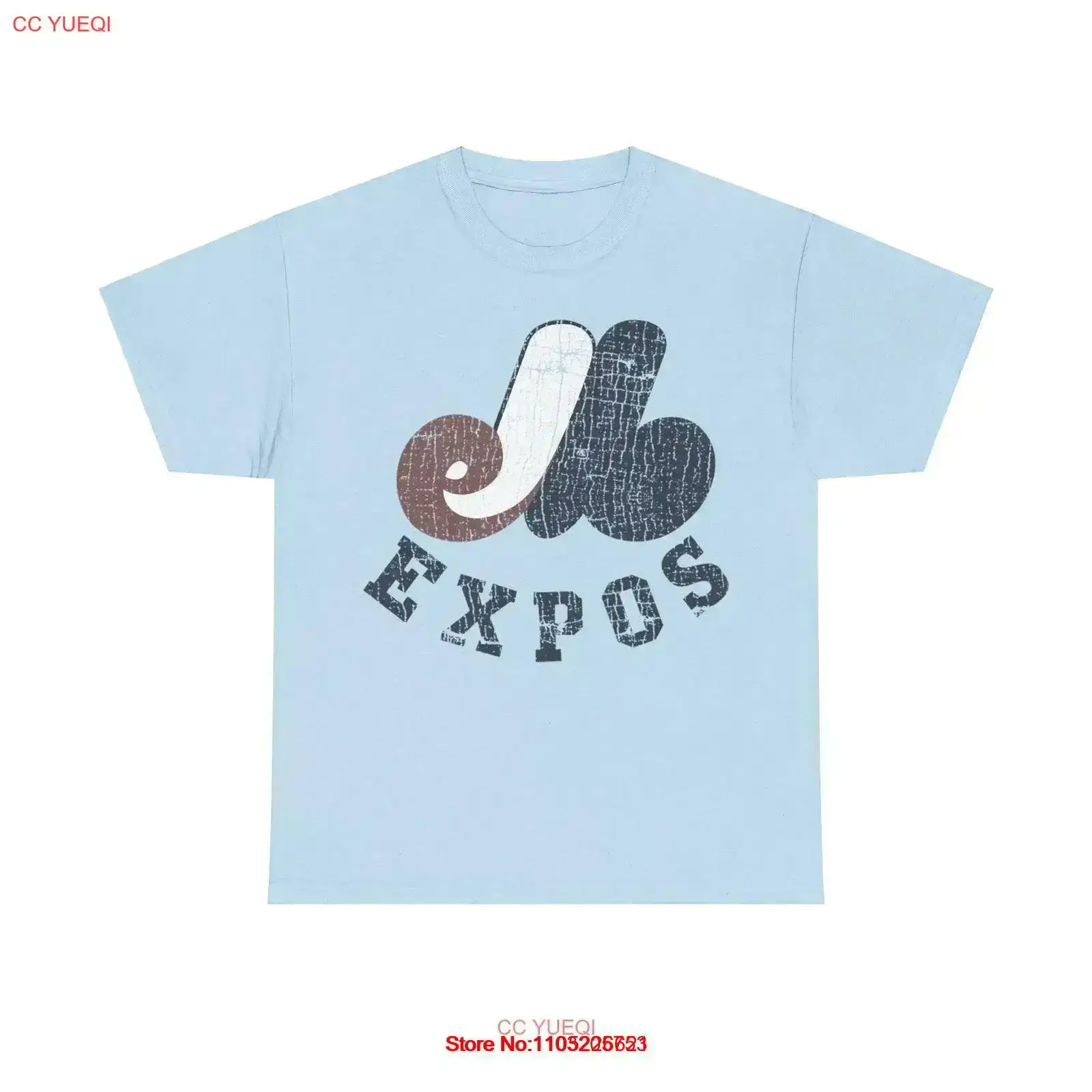 Vintage Fashion Logo - Montreal Expos T-shirt da baseball con