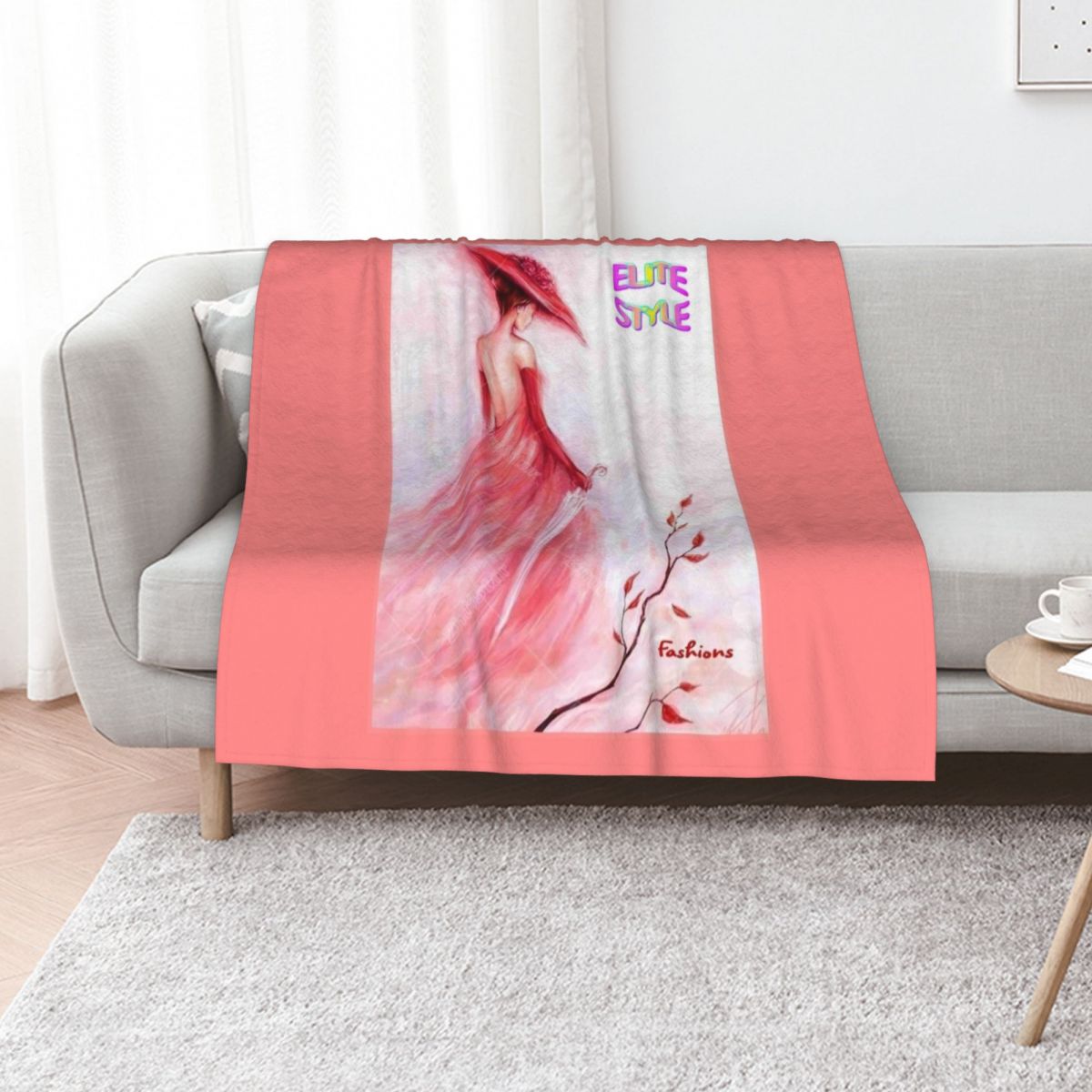 Vintage Fashion Magazine - ELITE STYLE: Coperta con Stampa Pubblicitaria