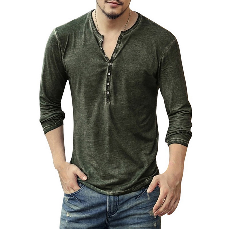 Vintage Fashion Looks - T-shirt da uomo vintage effetto invecchiato
