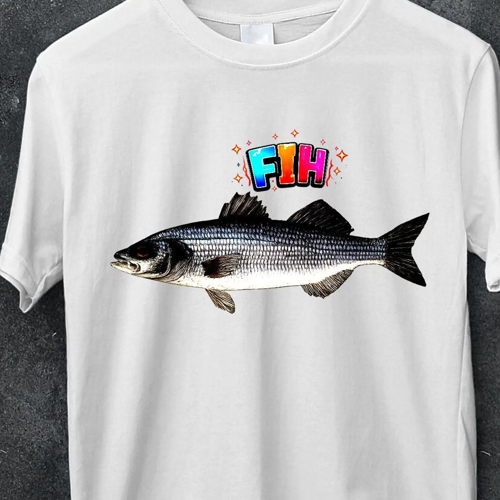 Vintage Fashion Gen Z - Maglietta Fih Fish Meme Divertente Gen
