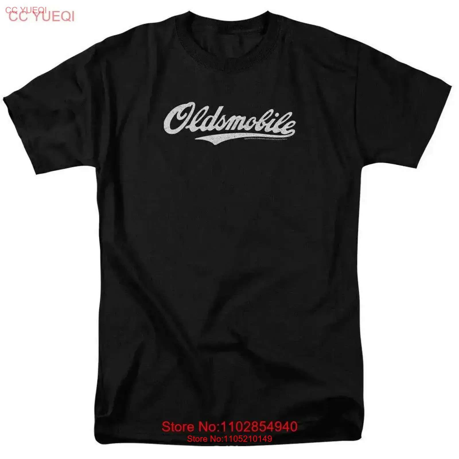 Vintage Fashion Logo - Oldsmobile Cursive Logo T Shirt Uomo