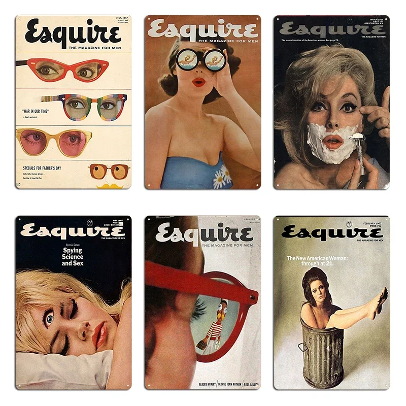 Vintage Fashion Magazine - Esquire 1960s Magazine Sunglasses Retro Fashion