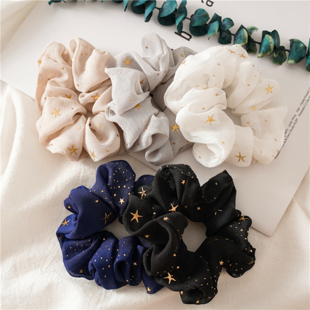 Vintage Fashion Looks - 1/5 pezzi stampa scrunchie sognante stile