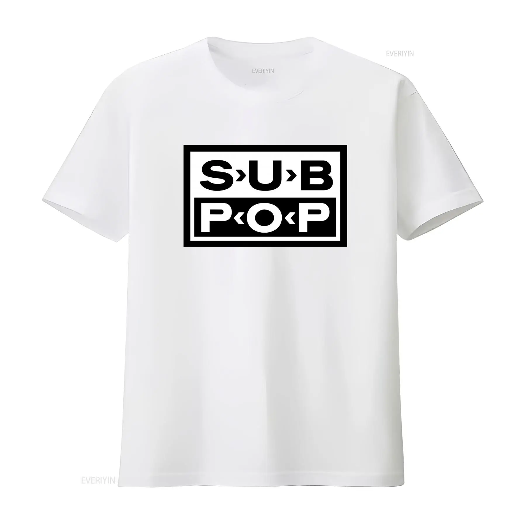 T-shirt con logo Sub Pop nera  - Vintage Fashion Style Men recensione e prezzo