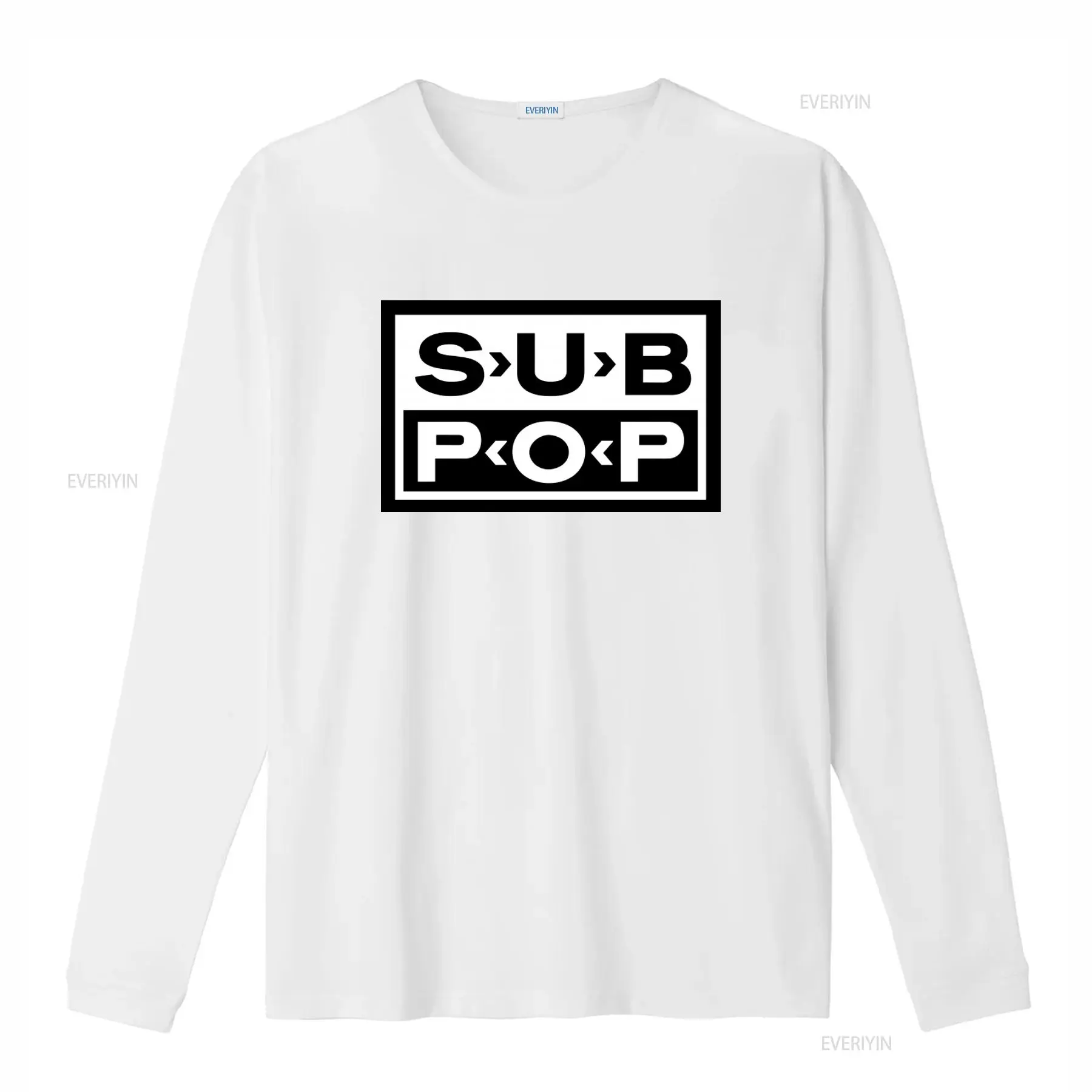 T-shirt con logo Sub Pop nera  - Vintage Fashion Style Men recensione e prezzo