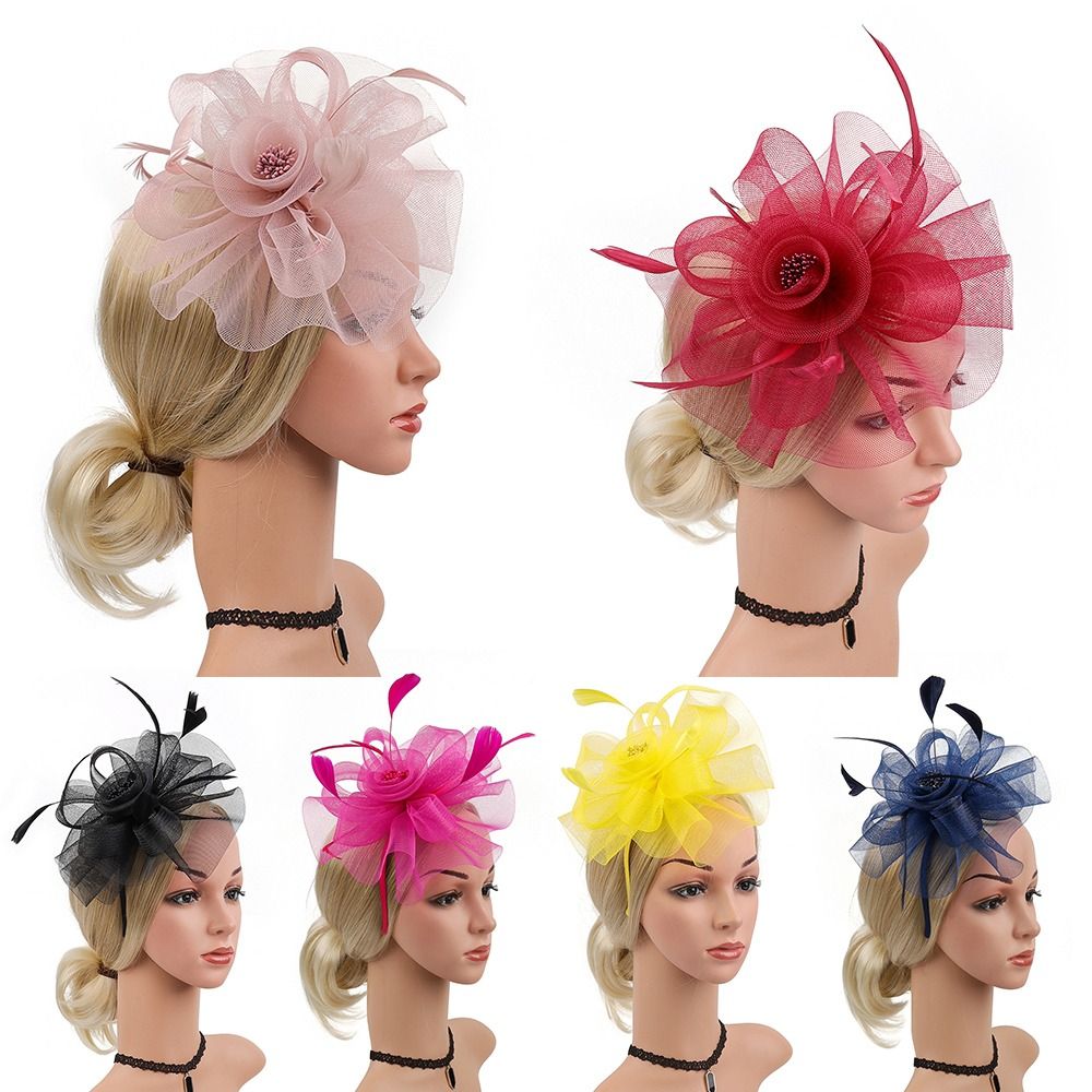 Piume nastro Fascinator cappel - Vintage Fashion Hats recensione e prezzo