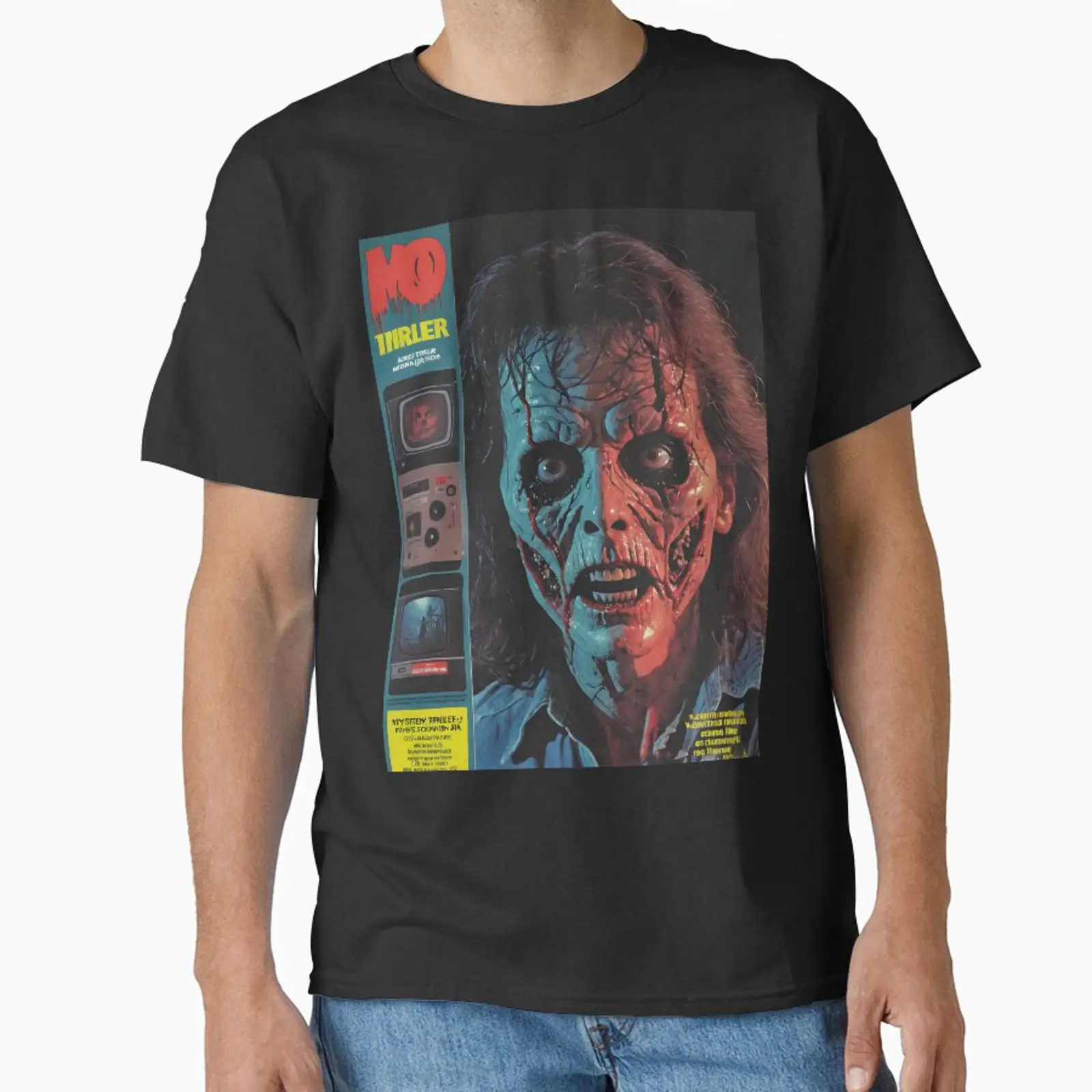 Maglietta classica Horror TV M - Vintage Fashion Magazine recensione e prezzo