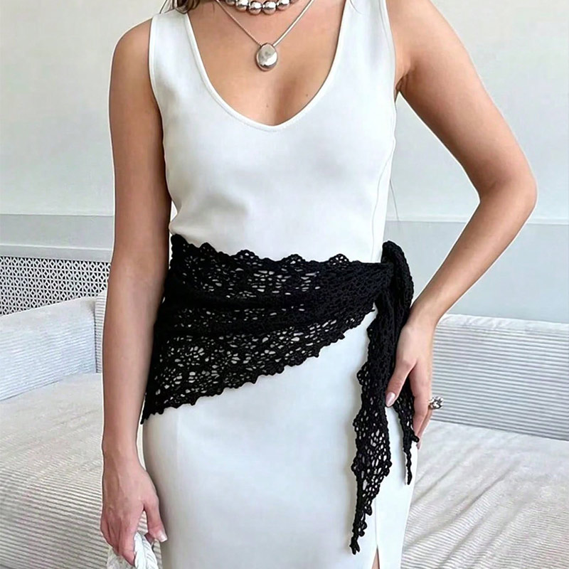 Sciarpa triangolare in pizzo a - Vintage Fashion Looks recensione e prezzo