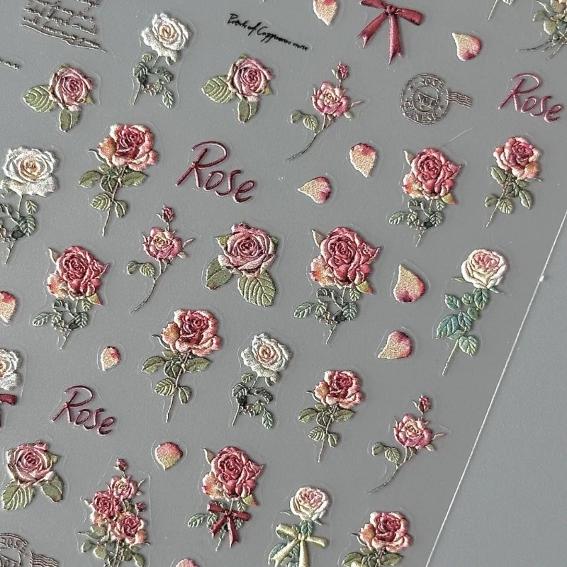 5 pezzi Ins adesivo rosa retrò - Vintage Fashion Magazine recensione e prezzo