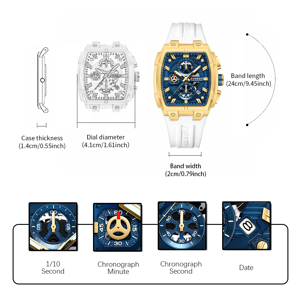 CURREN Orologio vintage di lus - Vintage Fashion Watches recensione e prezzo