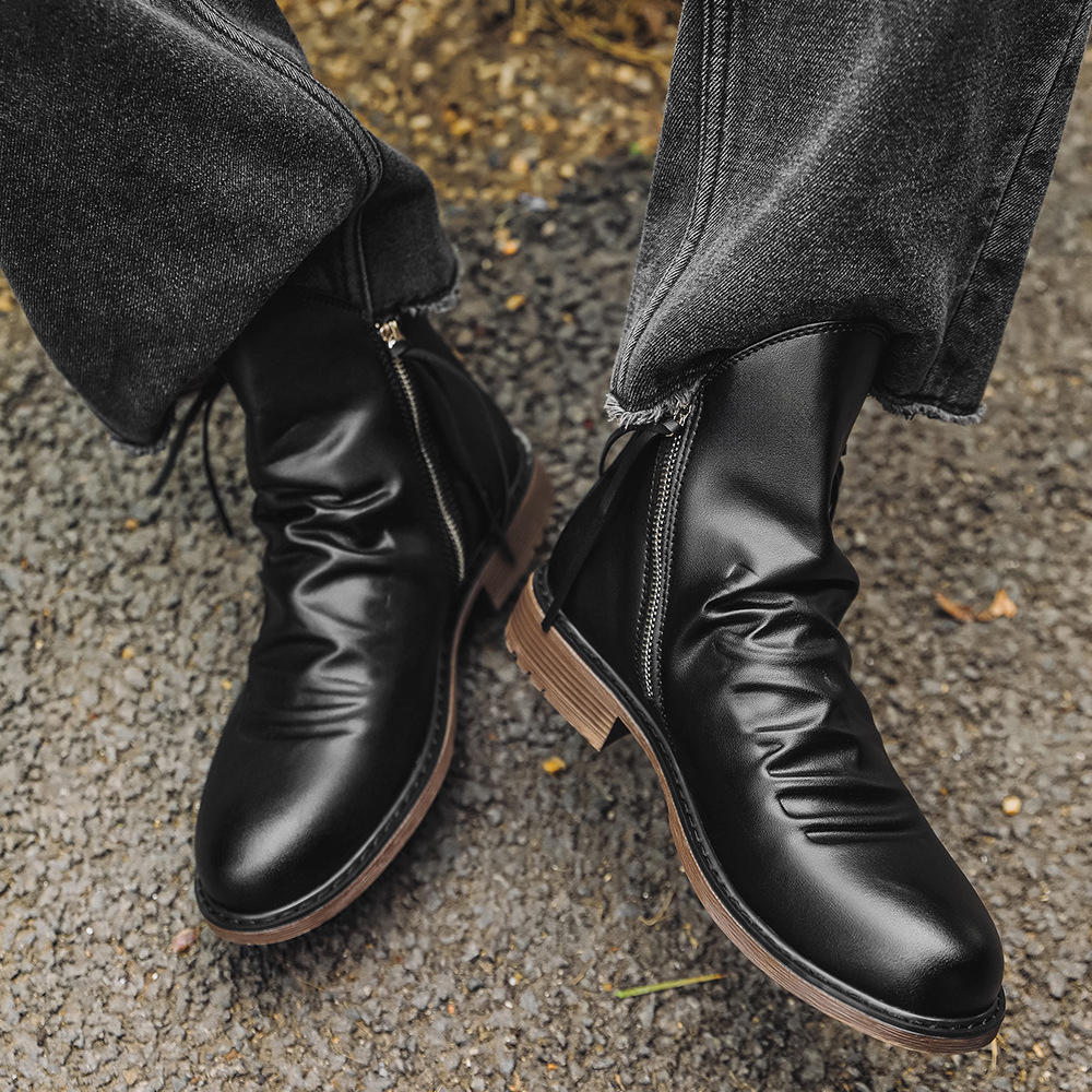 Stivali da Moto Western Vintag - Vintage Fashion Style Men recensione e prezzo