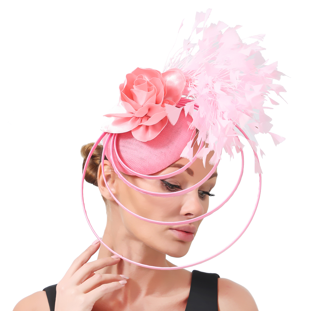Beauty Pink Ladies Event Fasin - Vintage Fashion Hats recensione e prezzo