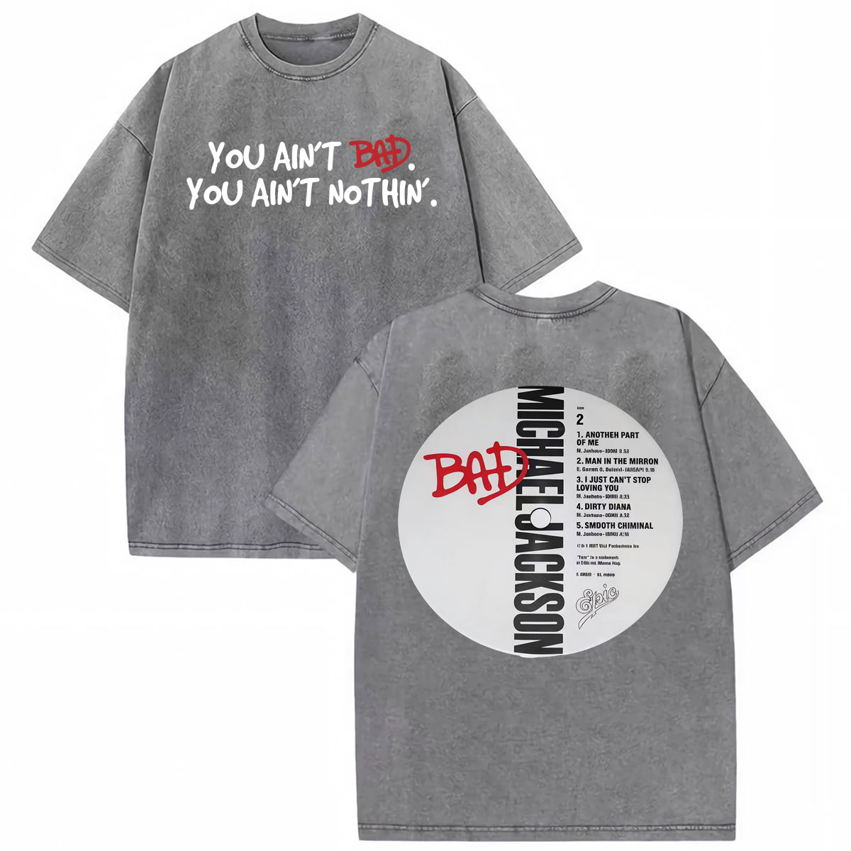 T-Shirt 'Bad World Tour' di Mi - Vintage Fashion World recensione e prezzo