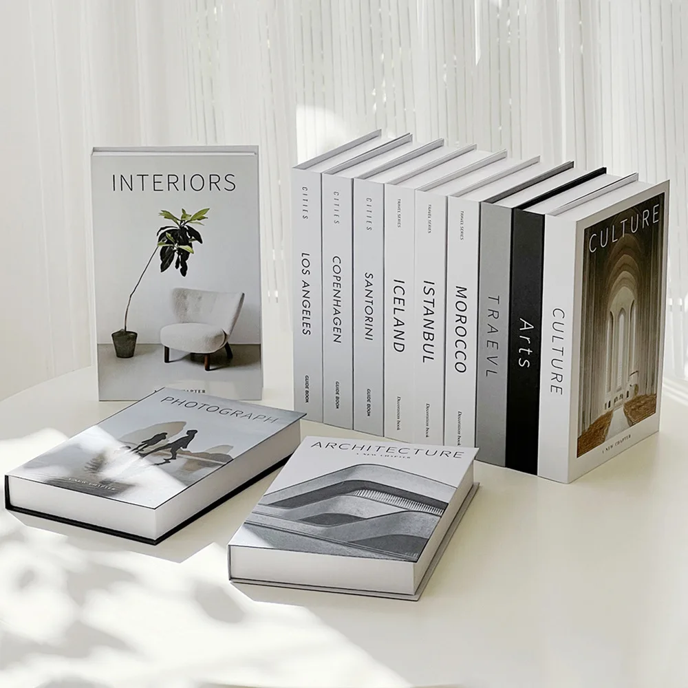 Libri finti decorativi moderni - Vintage Fashion Magazine recensione e prezzo