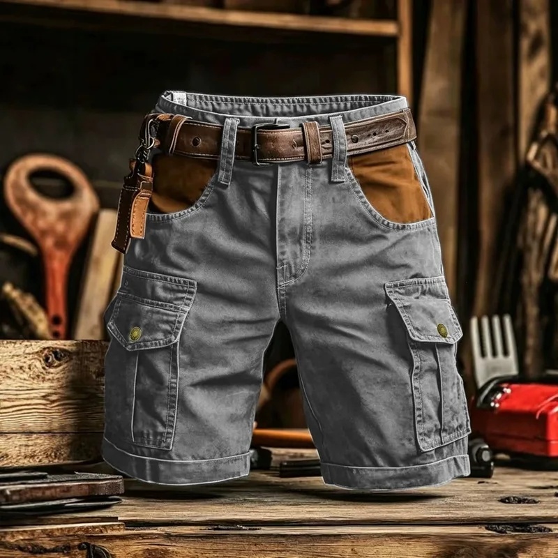 Pantaloncini Cargo Estivi da U - Vintage Fashion Style Men recensione e prezzo
