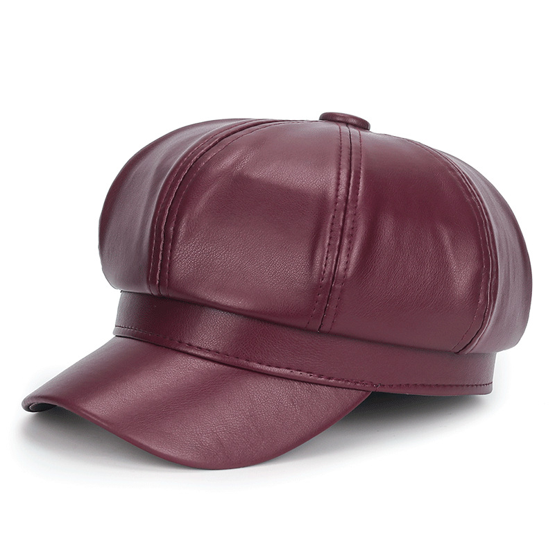 Cappello invernale in pelle PU - Vintage Fashion Hats recensione e prezzo