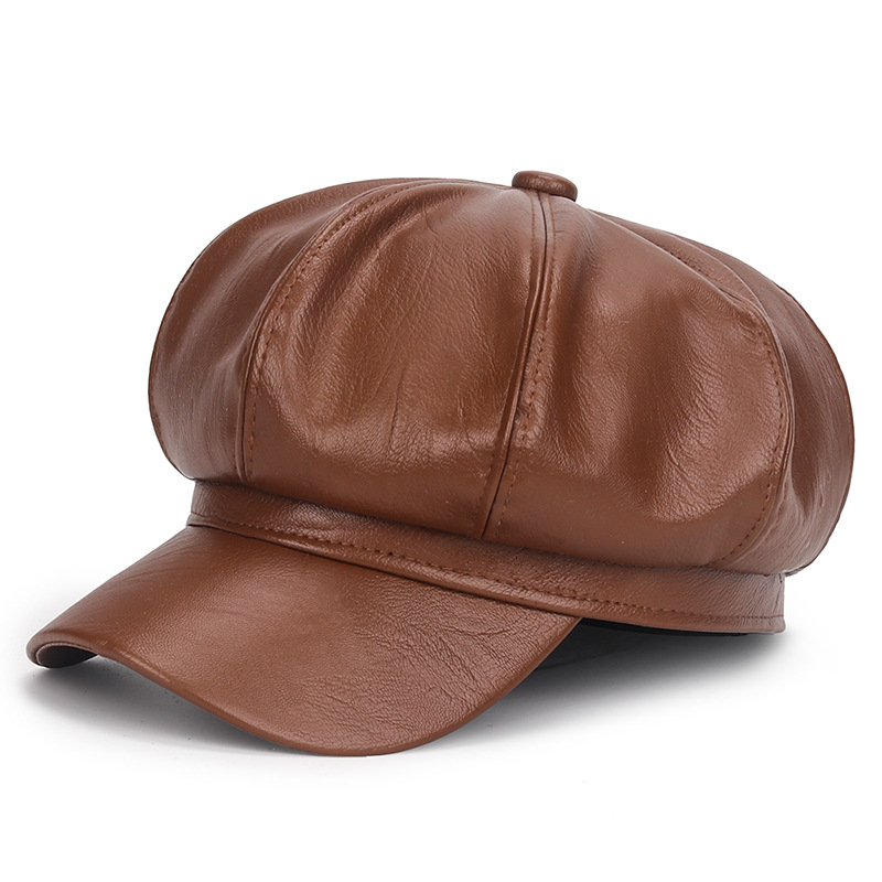 Cappello invernale in pelle PU - Vintage Fashion Hats recensione e prezzo