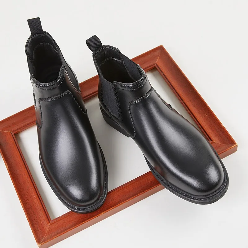 Stivali Oxford in pelle da uom - Vintage Fashion Style Men recensione e prezzo