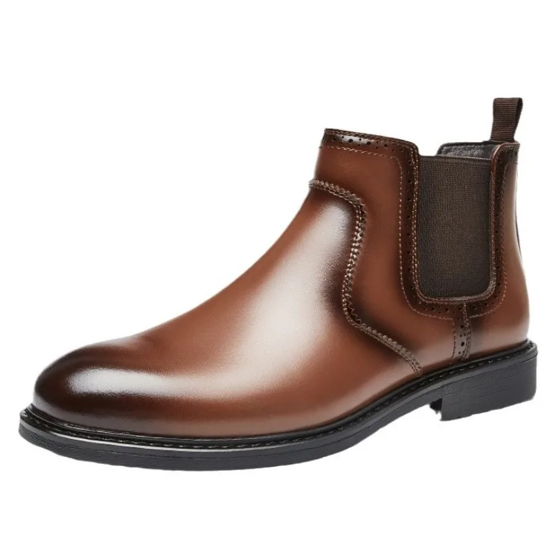 Stivali Oxford in pelle da uom - Vintage Fashion Style Men recensione e prezzo