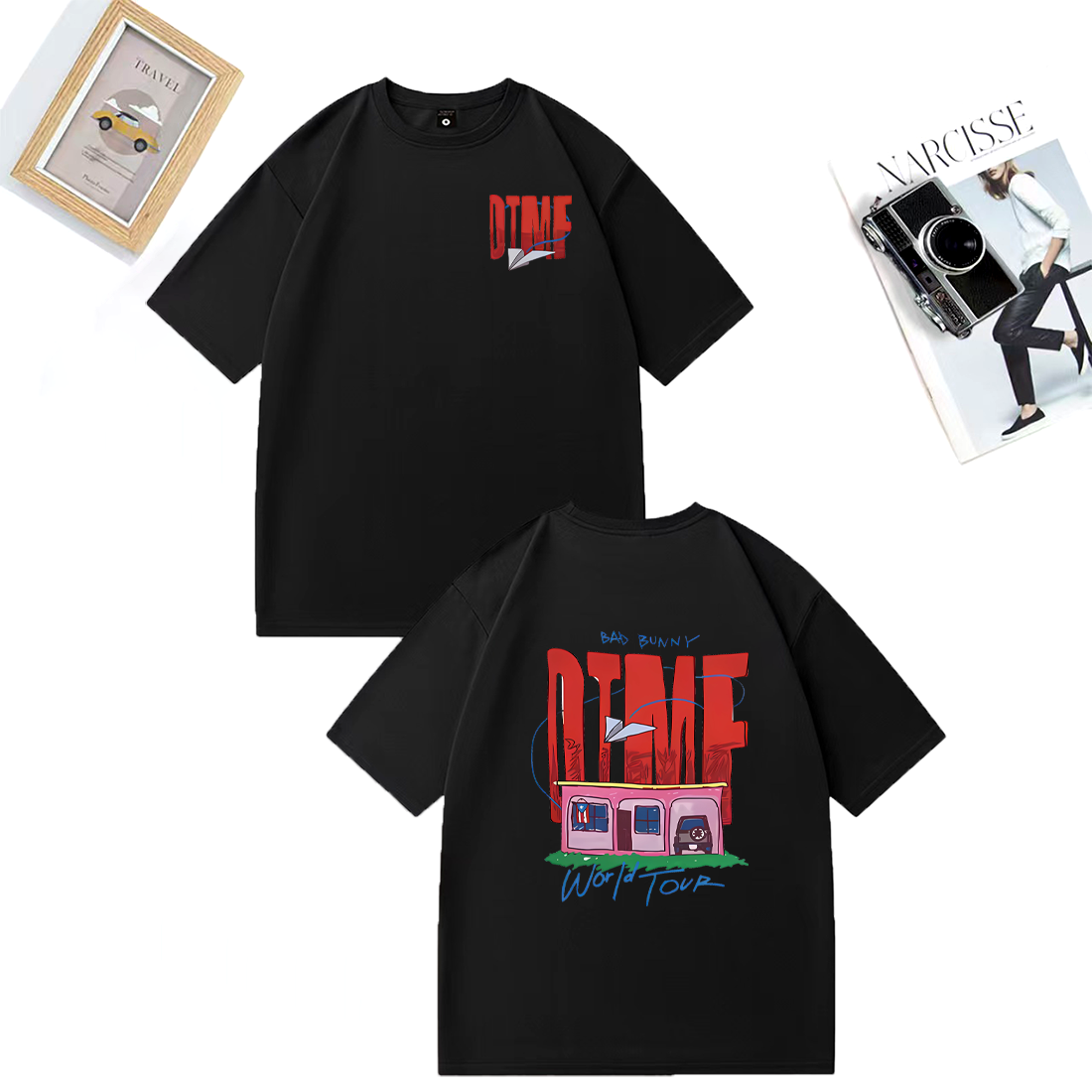 T-shirt Singer Bad Bunny DTMF  - Vintage Fashion World recensione e prezzo