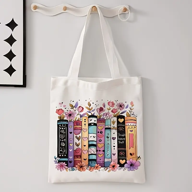 Borsa tote in tela con grafica - Vintage Fashion Magazines recensione e prezzo