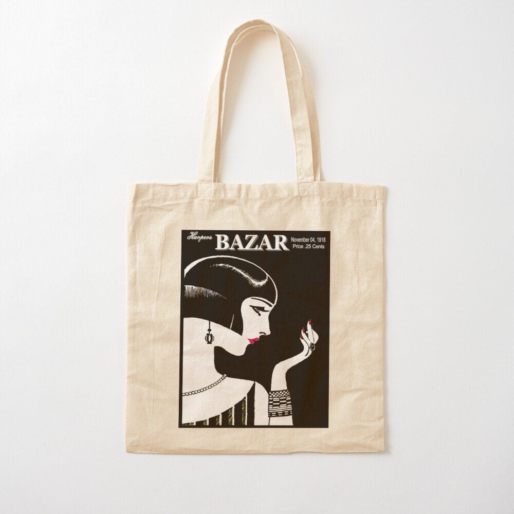 HARPERS BAZAR: Borsa tote con  - Vintage Fashion Magazine recensione e prezzo