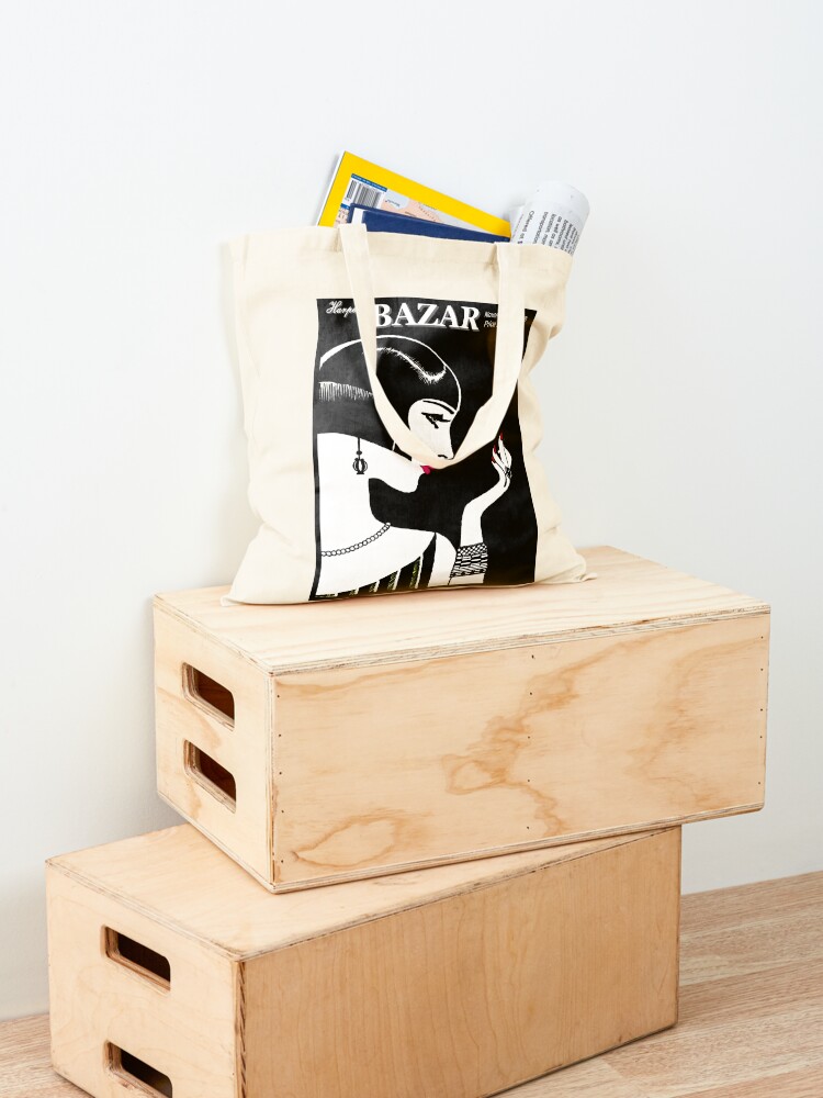 HARPERS BAZAR: Borsa tote con  - Vintage Fashion Magazine recensione e prezzo