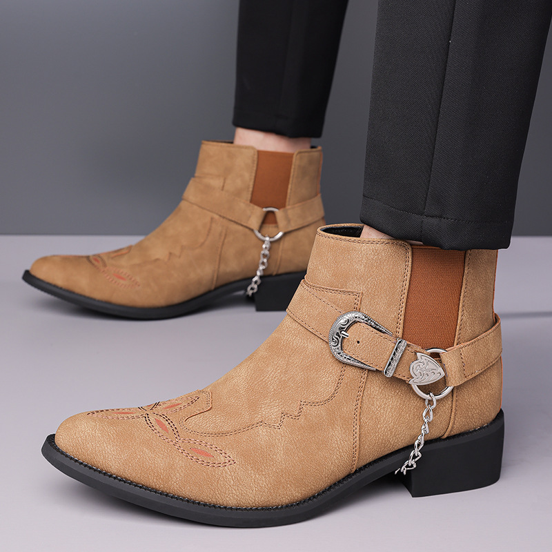 Nuovi Stivali da Cowboy Vintag - Vintage Fashion Style Men recensione e prezzo