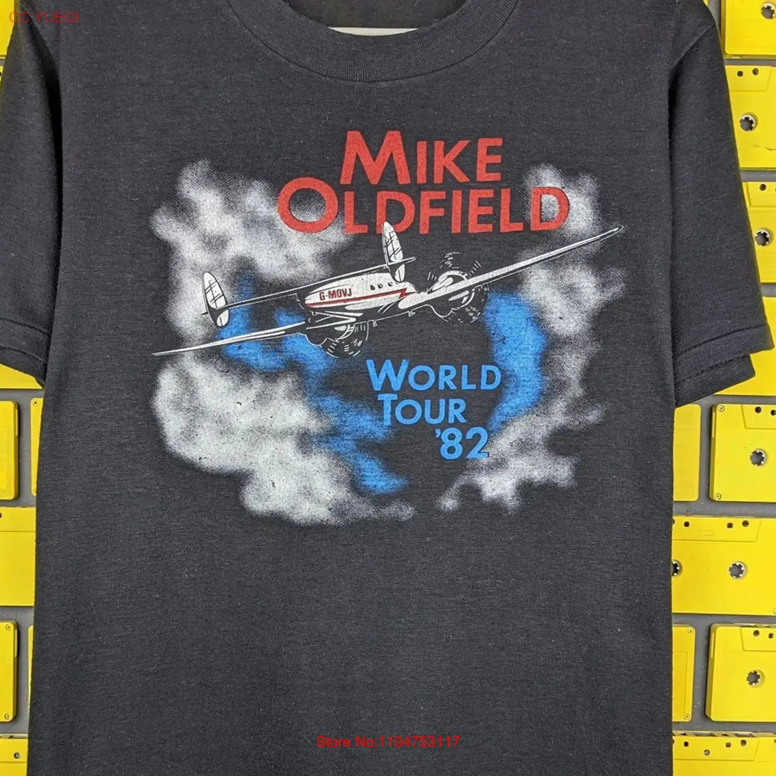 Maglietta nera Mike Oldfield W - Vintage Fashion World recensione e prezzo
