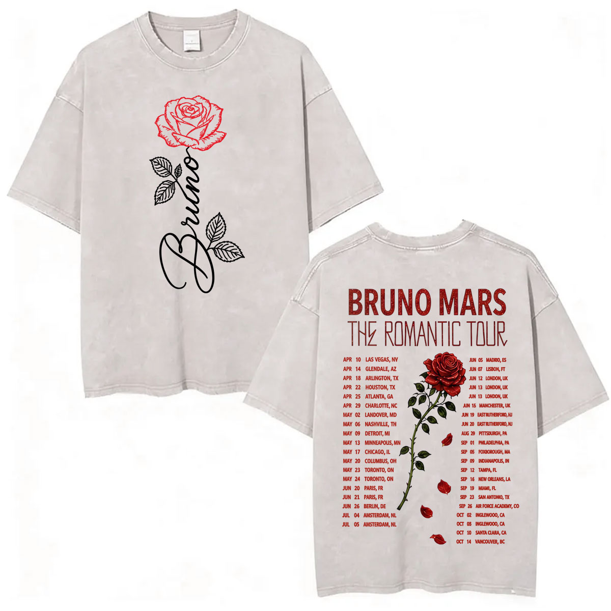T-shirt Romantica Bruno Mars 2 - Vintage Fashion World recensione e prezzo