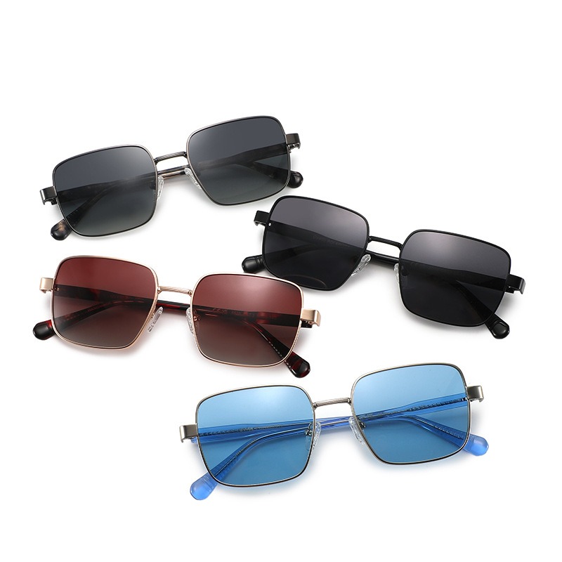 Occhiali da sole quadrati alla - Vintage Fashion Style Men recensione e prezzo