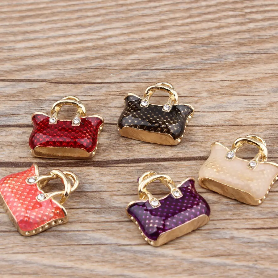 10 pz fai da te metallo smalto - Vintage Fashion Ornaments recensione e prezzo